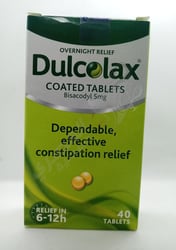Dulcolax Bisacodyl 5 Mg 40 Tablets
