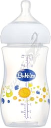 Bubbles Natural Feeding Bottle Without Hand - White 280 Ml