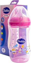 Bubbles Natural Feeding Bottle Without Hand - Rose 280 Ml