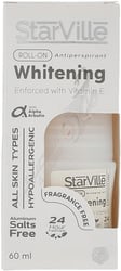 Starville Roll On Whitening Fragrance Free 60 Ml