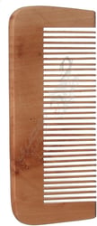 Sonata Wooden Hair Comb - Light Brown Item No : 89305