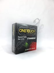 One Touch Onetouch Condom 3 Pcs - Strawberry