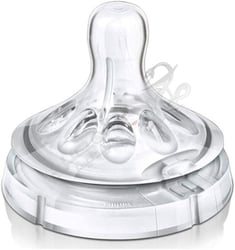Philips Avent Natural Nipples For New Born 0+ Months (Pack Of 2)