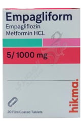 Empagliform 5/1000 Mg 30 Tabs