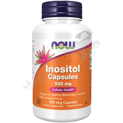 Now Foods Inositol 500mg 100 Vegetarian Capsules