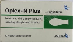 Oplex -N Plus For Children 10 Rectal Suppositories