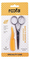 Roofa Spain Beard Scissors + Comb -003SC