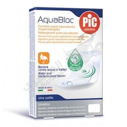 Pic Aquabloc Waterproof Antibacterial Plasters 10 x 10 cm