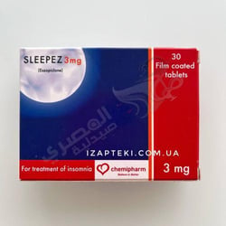 sleepez 3mg 30 tab