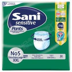 Sani Sensitive Pants XXLarge 14 Pcs
