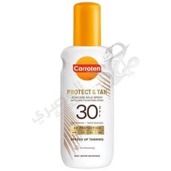 Carroten Protect & Tan Suncare Milk Spray 4D Protection SPF 30 200 ml 5201314180456