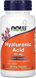 Special Import - Now Hyaluronic Acid with MSM 60 Vegetarian Capsules 733739031563