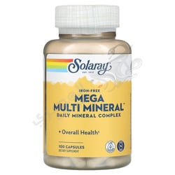 Special Import - Solaray Multi Mineral Mega Iron Free 100 Capsules 76280045130