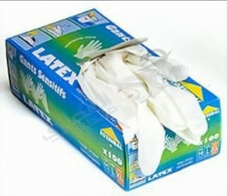 Latex Gloves (M)Pcs 100 Pen Size Medium