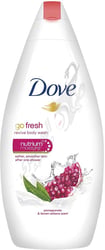Dove Go Fresh Shower Gel With Pomegranate Milliliters By Unilover 500 Ml
