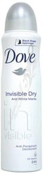 Dove Invisible Dry Clean Touch Spray 250 Ml