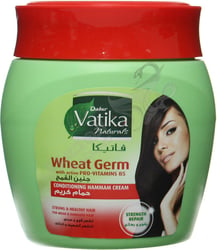 Dabur Vatika Conditioning Hammam Cream With Wheat Germ For Damaged Hair By Daber Limited 500 Gm
