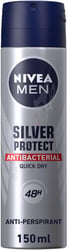 Nivea Silver Protect Deodorant Spray For Men 150 Ml