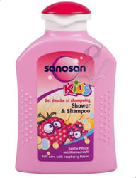 Sanosan Kids Shmpoo & Shower Raspberry 200 Ml