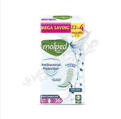Molped Antibacterial Long Sanitary Pads - Maxi Compressed 26 Pieces