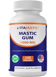 Vitamatic Mastic Gum Digestive Health 1000 mg (120 Capsules)