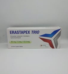 Erastapex Trio /5/12.5 40 Mg 30 Tablets