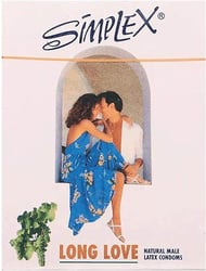 سيمبلكس واقي ذكري طويل الحب-3قطع