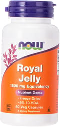 Now Royal Jelly 60 Cap 1500Mg