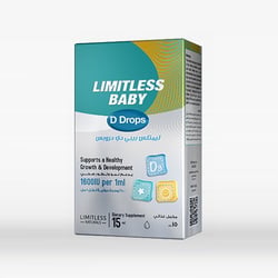 Limitless Baby D Drops 1600 IU Per 1ml 15 ml