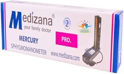 MEDIZANA MERCURY SPHYGMOMANOMETER SUPERIOR ACCURACY COMPRESSION MEDIZANA MERCURY