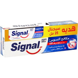 المعجون الأسنان سيجنال - ١٢٠ مل + المعجون الأسنان سيجنال - ٢٥ مل