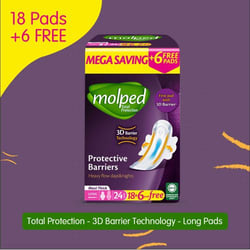 molped maxi thick long Pads 6+1 free