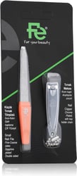 FE Nail Clippers and File Set, 2 Pieces, Model 1273