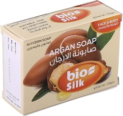 BioSilk Glycerin Soap with Argan Oil - 100 gm