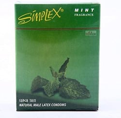 Simplex condom mint