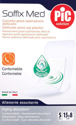 Pic Cerotto Antibatterico Soffix Med 15x8 cm 5 Pezzi