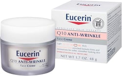 Eucerin Q10 Anti-Wrinkle Sensitive Skin Unscented Face Cream 48g