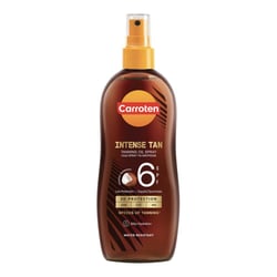 Carroten Intense Tan Tanning Oil Spray SPF6 Coconut Fragrance 200ml 5201314180326