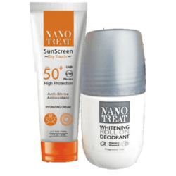 NANO TREAT SUNSCREEN 50ML+ROLL-ON FRAGRANCE OFF 23287