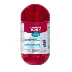 LIMITLESS CO Q10 100MG 30HARD GELATIN CAPULES 6223012483379