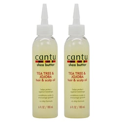 Cantu Shea Butter Tea Tree & Jojoba Hair & Scalp Oil 6oz (180ml) 2 Pack 