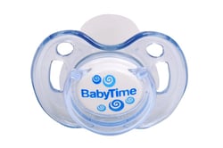 Baby Time Baby Pacifier 146 Silicone Orthodontic With Cap Pink