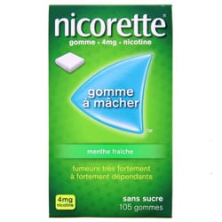 Special Import - Nicorette 4 mg menthe Fraiche sans sucre - 105 gommes