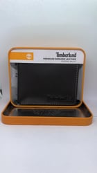Timberland Premium Genuine Leather Color Beige Passcase wallet