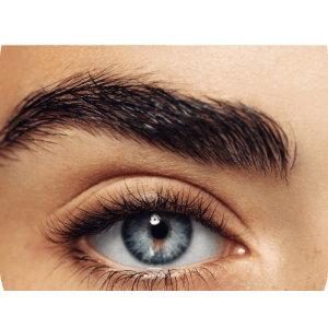 رموش وحواجب سميكة