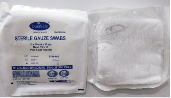 Dressing Four-M Sterile Gauze 10*10 Cm