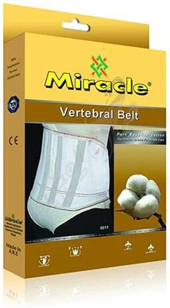 Miracle (Xxl) Vertebral Belt صوف Size 2X-Large