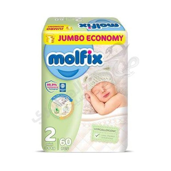 Molfix Mini 3-6 Kg 60 Diapers Size 2