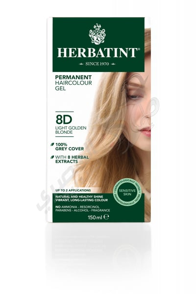 Herbatint 8D-Light Golden Blonde* 150 Ml