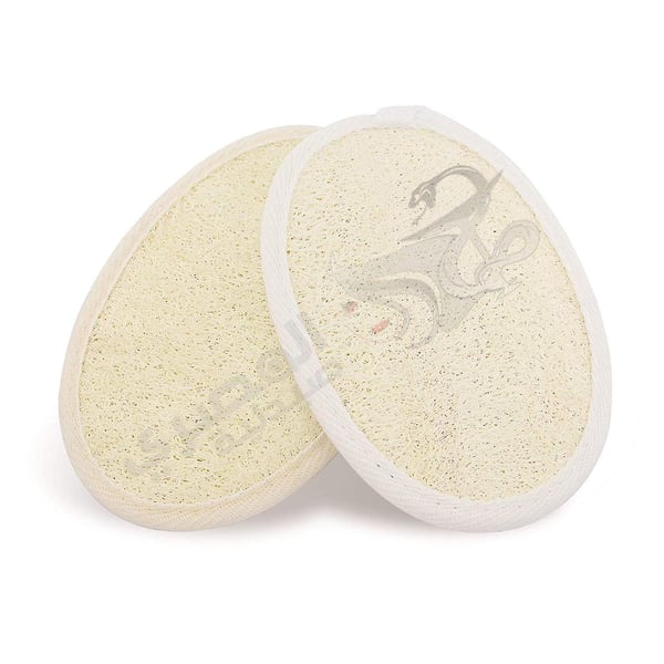 Loofah Special Oval Large Dob Face With Robe